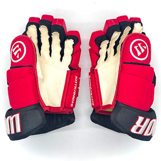 Warrior Alpha LX Pro - Gant Pro Stock d'occasion de la LNH - Jesperi Kotkaniemi (Rouge/Noir)